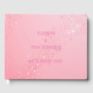 Libro De Visitas Elegante Diseño de Esparkle para Invitaciones de B