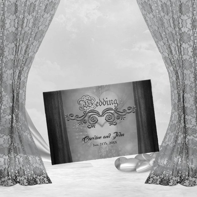 Libro De Visitas Elegante diseño oscuro (dark design)