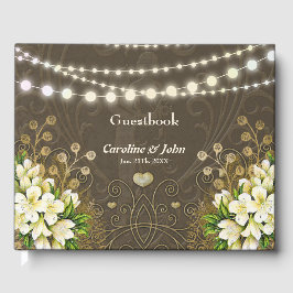 Libro De Visitas Elegante diseño vintage.