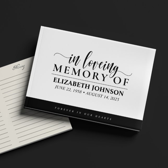 Libro De Visitas Elegante En Memoria (Subido por el creador)