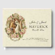 Elegante encaje de bodas tradicional católico vint