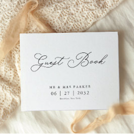 Libro De Visitas Elegante escritura de caligrafía tradicional para 