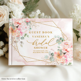 Libro De Visitas Elegante Fiesta de Despedida de Soltera Bohemiana 