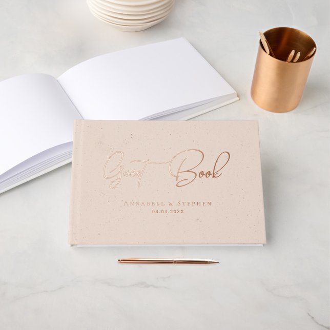 Libro De Visitas Elegante, Gold-Copper-Silver-Relieve metalizado-Bo (Subido por el creador)