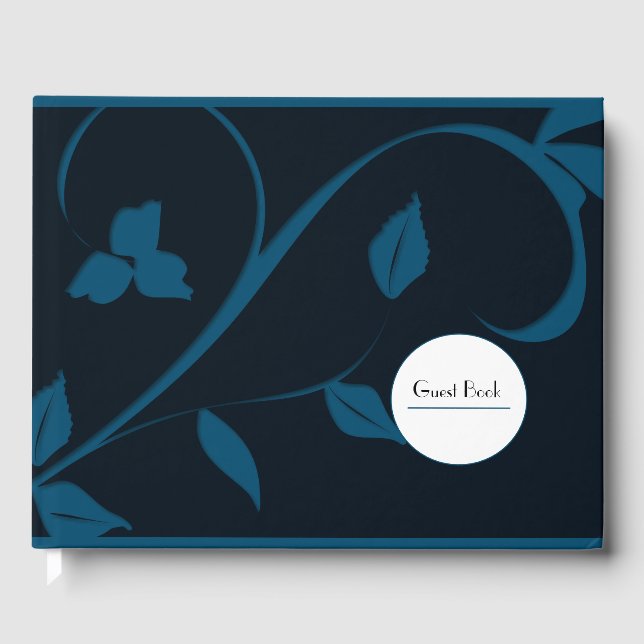 Libro De Visitas Elegante hoja (Anverso)
