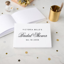 Elegante Lluvia de Regalos Nupciales con Caligrafí