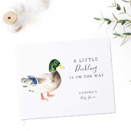 Libro De Visitas Elegante minimalista moderno de Baby Shower Mallar