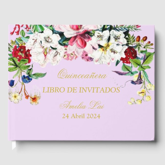 Libro De Visitas Elegante <moderno Minimalista (Anverso)