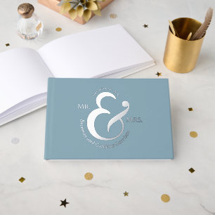 Libro De Visitas Elegante Novia Única Nombres De Oro
