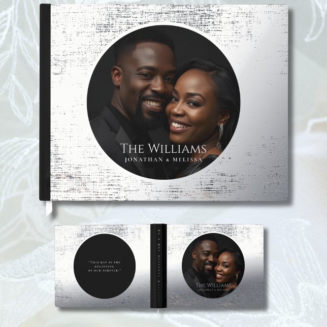 Libro de visitas elegante para Relieves metalizado (Subido por el creador)