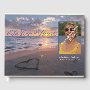 Libro De Visitas Elegante Para Siempre En La Foto De Sunset De Nues