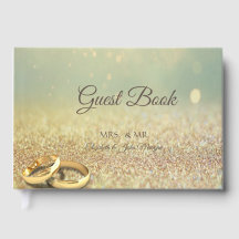 Elegante Purpurina Bokeh, Anillos