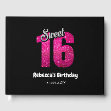 Elegante Purpurina Sparkle Sweet 16 Cumpleaños