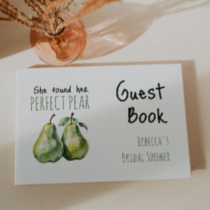 Libro De Visitas Elegante Rústico Desayuno Perfecto de Bodas con Pe
