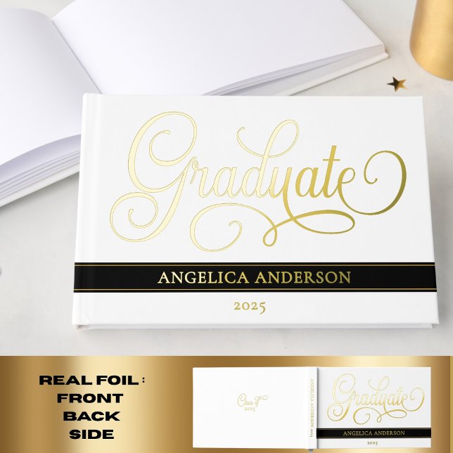 Libro De Visitas Elegante Script Graduado Lujoso Real (Subido por el creador)