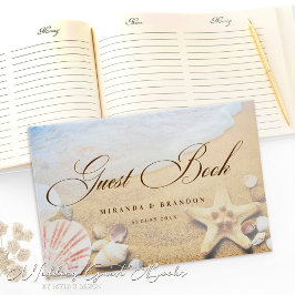 Libro De Visitas Elegante Starfish Tropical Beach Wedding