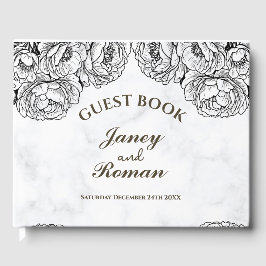 Libro De Visitas Elegantes personalidades Bodas modernos y minimali