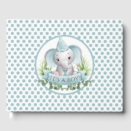 Libro De Visitas Elephant Baby Shower Guest Book