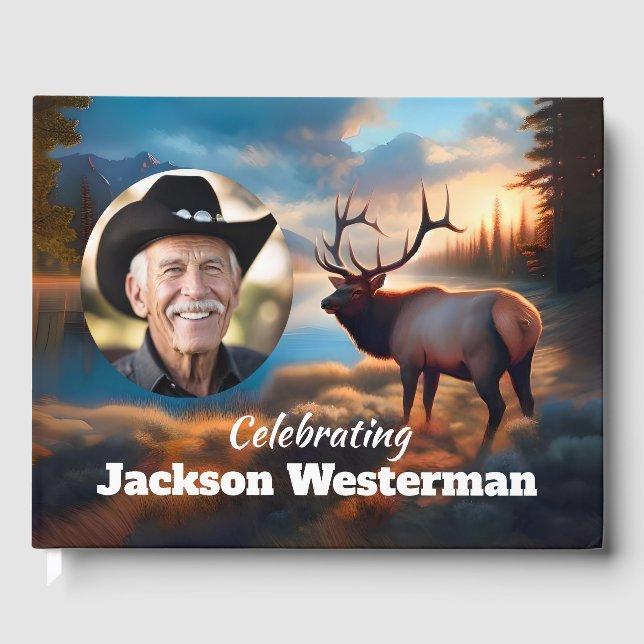 Libro De Visitas Elk Bull en Montaña Sunset Memorial (Anverso)