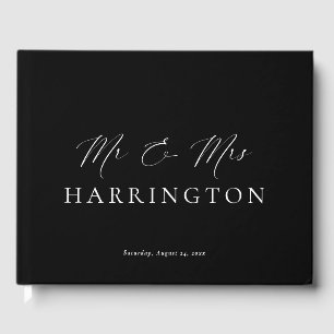 Libro De Visitas Ellesmere Black Sr. y Sra. Boda
