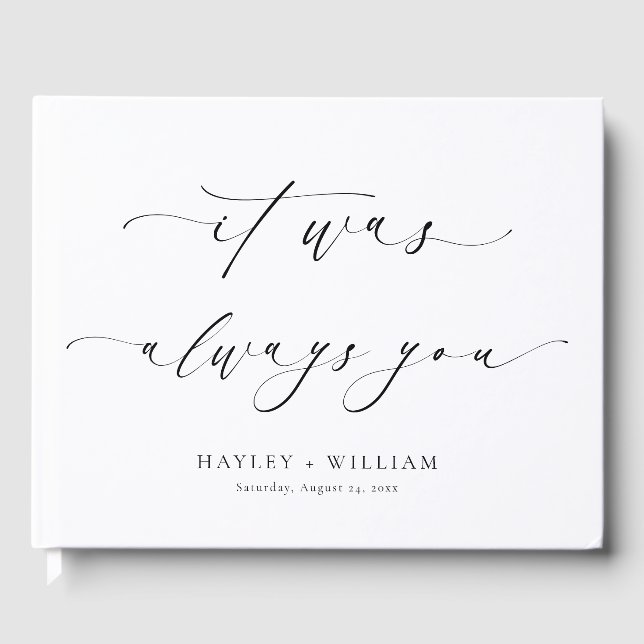 Libro De Visitas Ellesmere Siempre Fuiste Boda (Anverso)