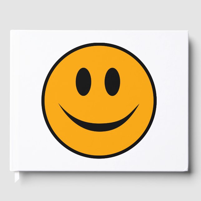 Libro De Visitas Emoji Cara Sonriente (Anverso)