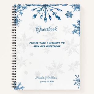 Libro de visitas en espiral de 8.5" x 11"