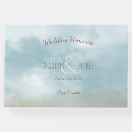 Libro De Visitas En la orilla de la playa del océano recuerdos de b