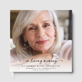 Libro De Visitas En memoria amorosa Funeral de fotos completas