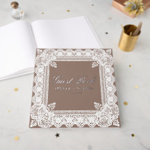 Encaje Doliy Elegante Taupe Boda
