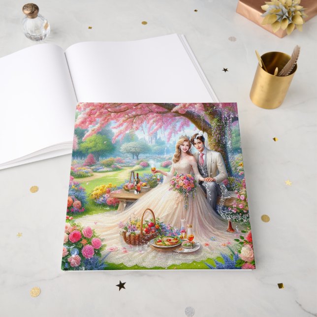 Libro De Visitas Encantado siempre después (Anverso Abierto)