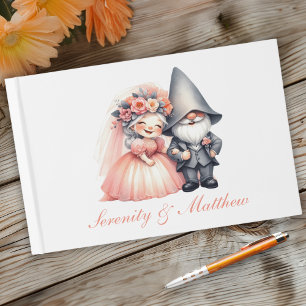 Libro De Visitas Encantador Jardín Gnome Woodland Fairytale Boda