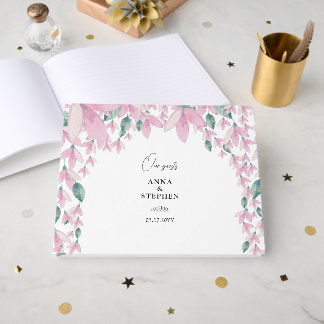 Libro De Visitas Encantadora Wisteria Rosa