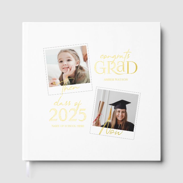 Libro De Visitas Entonces Y Ahora | 2 Graduación fotográfica (Anverso)