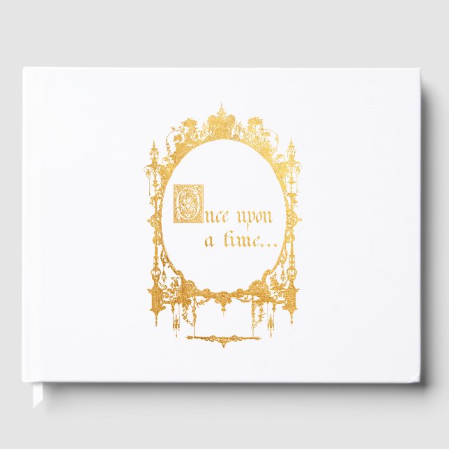 Libro De Visitas Érase una vez un boda de cuento de hadas (Anverso)