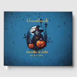 Libro De Visitas Escena espeluznante de Halloween