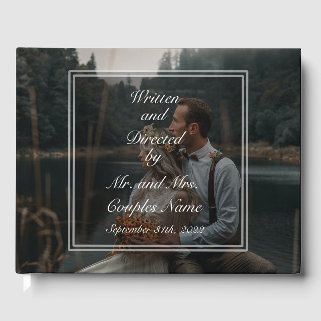 Libro De Visitas Escrito y dirigido por un Boda (Anverso)