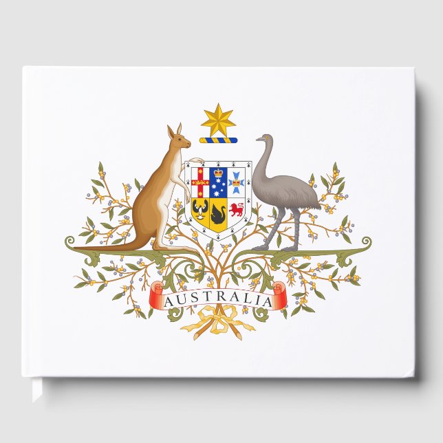 Libro De Visitas Escudo de Australia (Anverso)