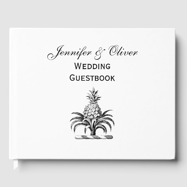 Libro De Visitas Escudo Preppy Heráldica de Cubierta de Piña (Anverso)