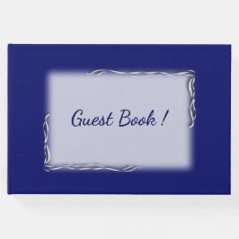 Libro De Visitas Espina personalizada azul marino