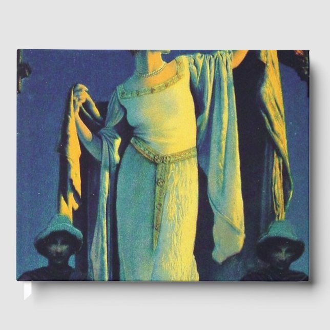 Libro De Visitas Espíritu De La Noche - Maxfield Parrish (Anverso)