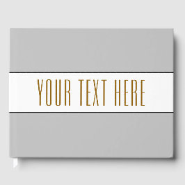 Libro De Visitas Esporádica luz gris blanco franjas negras tu texto