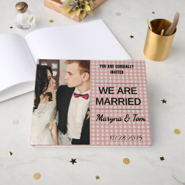 Libro De Visitas Estamos Casados Personalizado – Cuadros Blancos y