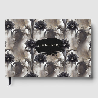 Libro De Visitas Estilo gótico Boda oscuro