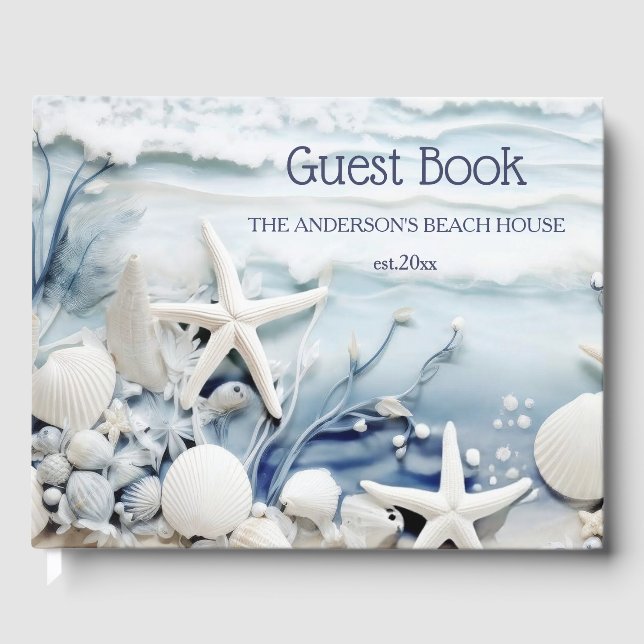 Libro De Visitas Estrella Del Mar En 3D Y Protege La Casa Del Lago (Anverso)
