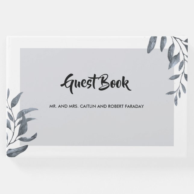 Libro De Visitas Eucalipto azul turbio (Anverso)