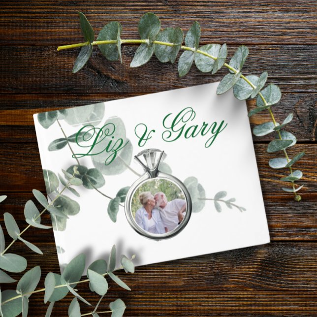 Libro De Visitas Eucalyptus Greenery Elegante Boda (Subido por el creador)