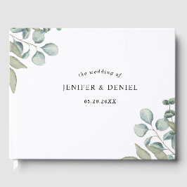Libro De Visitas Eucalyptus Greenery Wedding