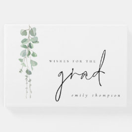 Libro De Visitas Eucalyptus moderno desea graduación