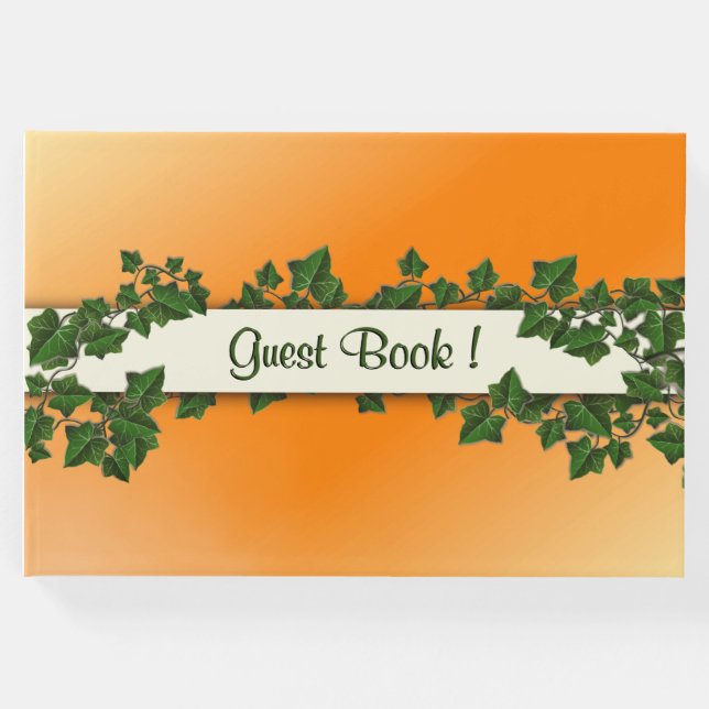 Libro De Visitas Fall Vines Guest Book (Anverso)